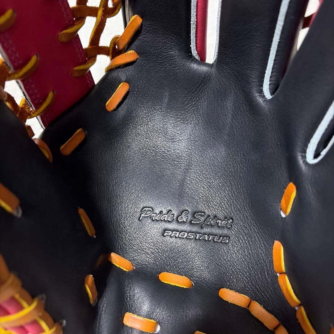 本日限定プロステイタス軟式外野用 桜刺繍 湯もみ型付け済即使用可 袋