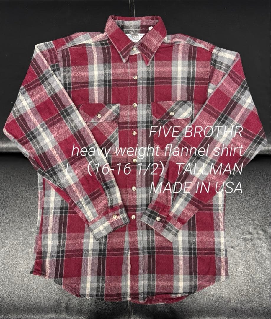 希少】80s USA製 FIVE BROTHER 三角タグ ヘビネル - メルカリ