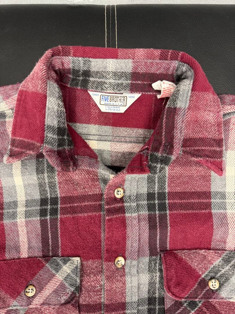 希少】80s USA製 FIVE BROTHER 三角タグ ヘビネル - メルカリ