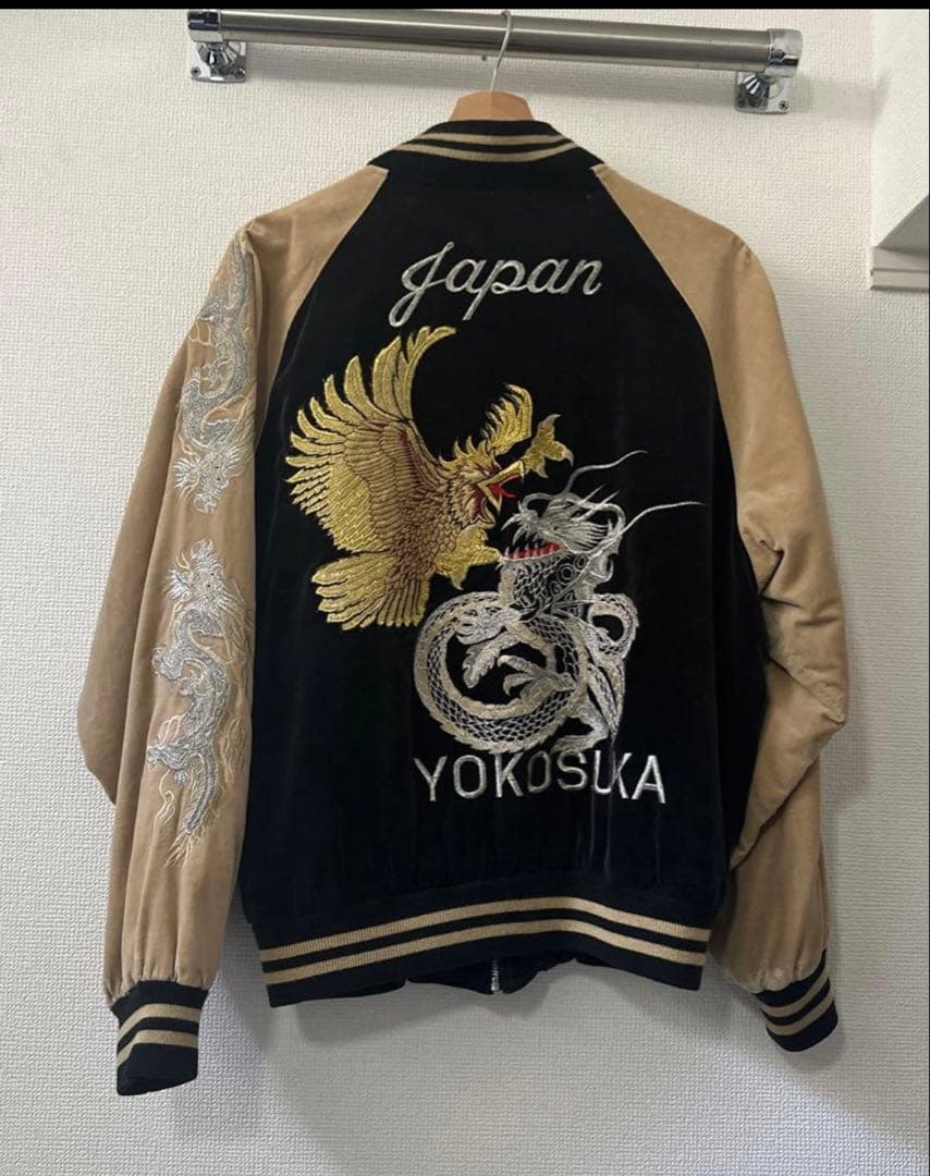 ベロアスカジャン 80〜90´s