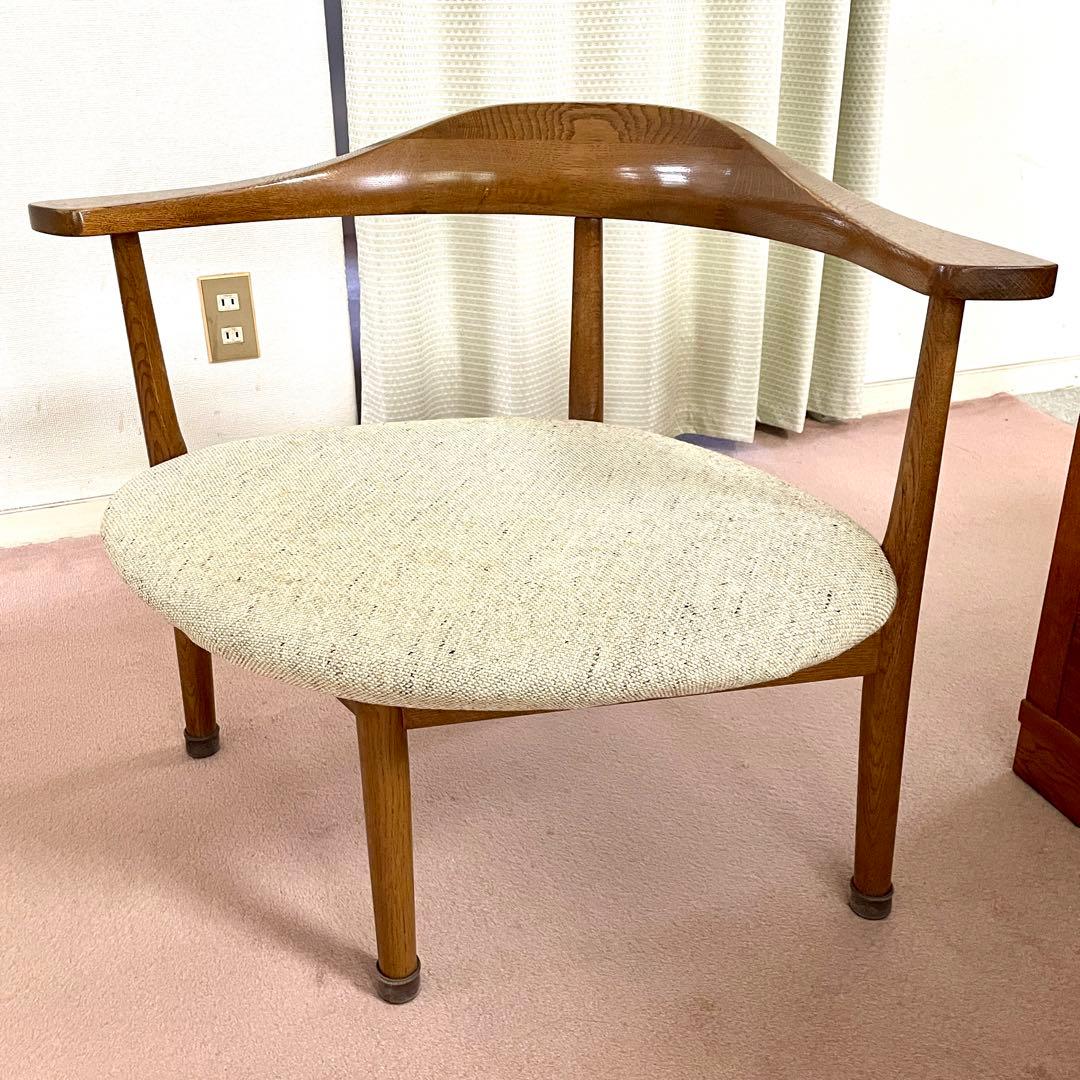 秋岡芳夫 あぐらのかける男の椅子 低座椅子 ナラ材天然木 中古 - メルカリ