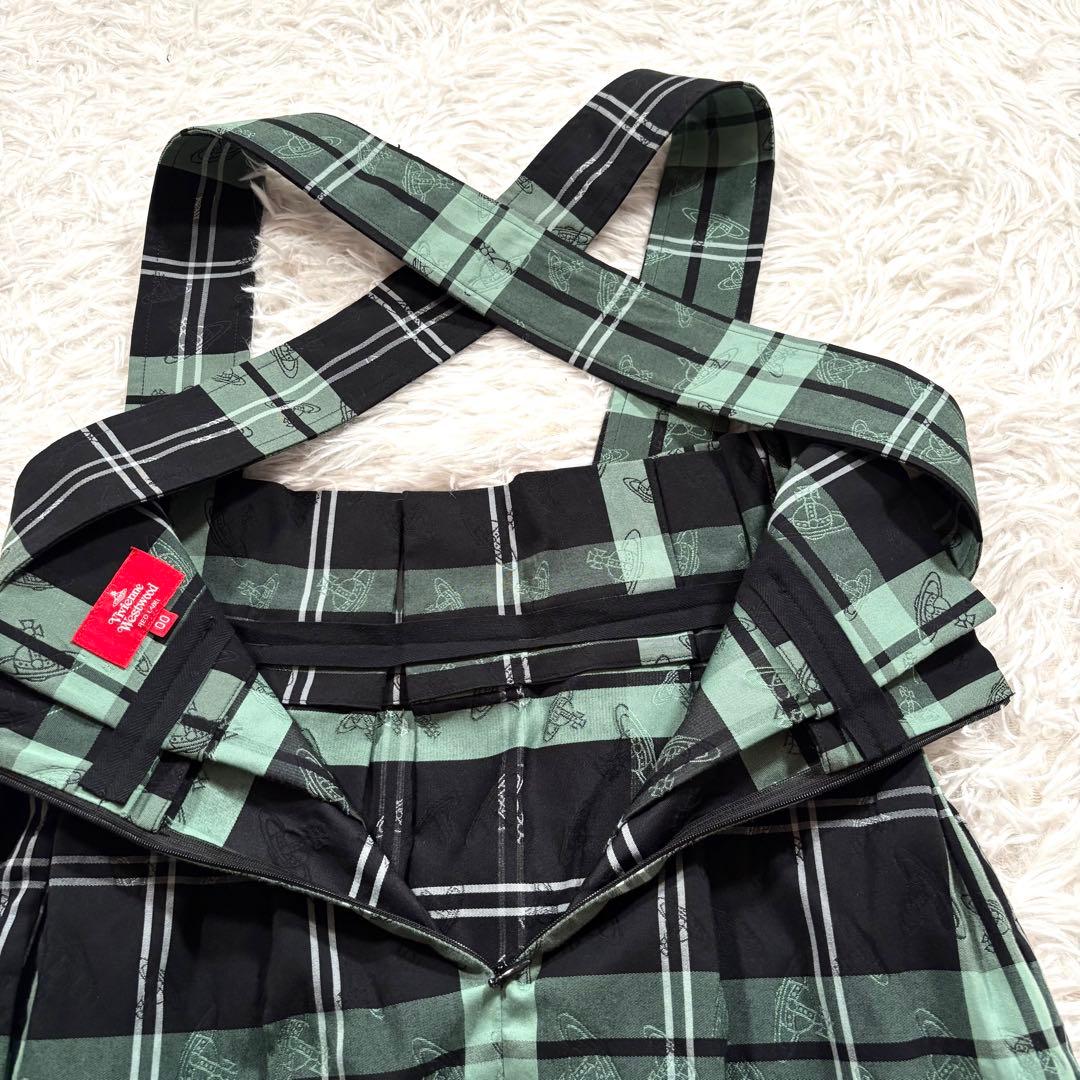 美品✨️ヴィヴィアンウエストウッド ジャンパースカート オーブ柄