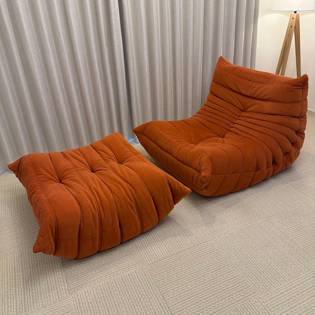 ligne roset】リーンロゼ トーゴ1P パフ付 - メルカリ