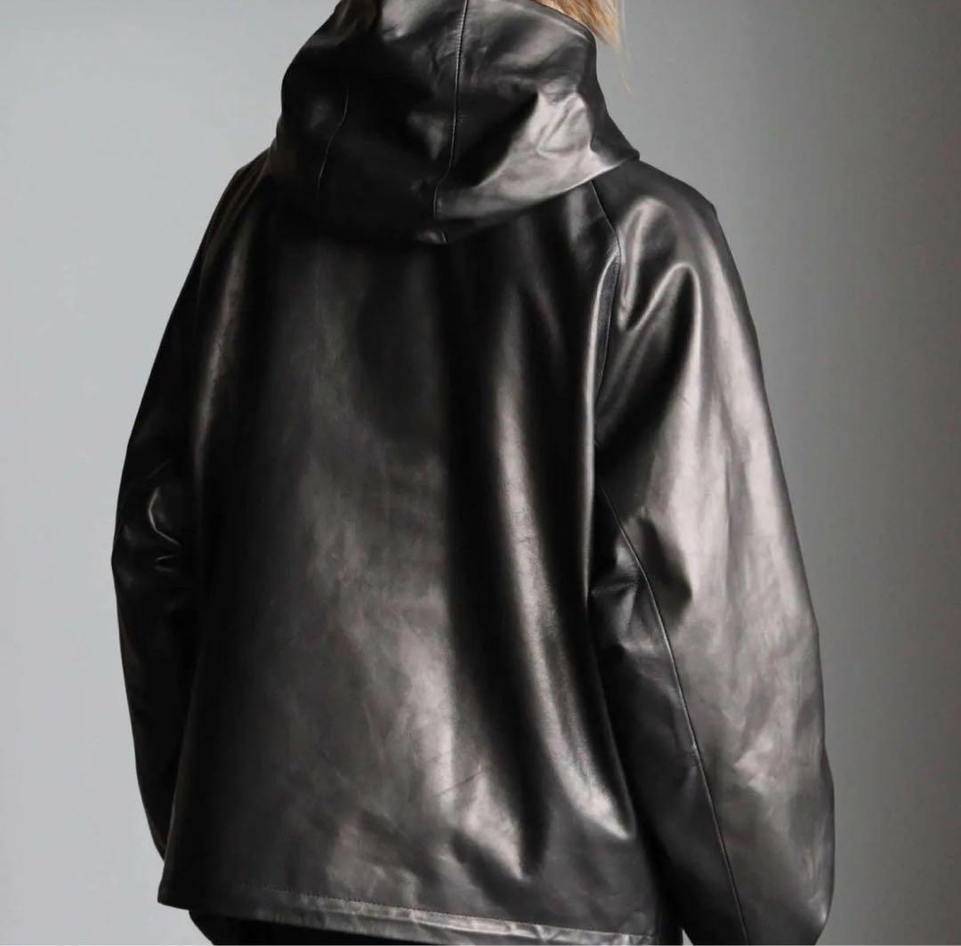 ssstein LEATHER HOODED SHORT JACKET Mサイズ - メルカリ
