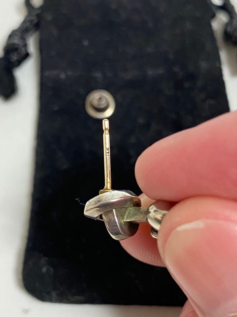 希少 クロムハーツ ピアス右 I heart you knot インボイス原本 - メルカリ