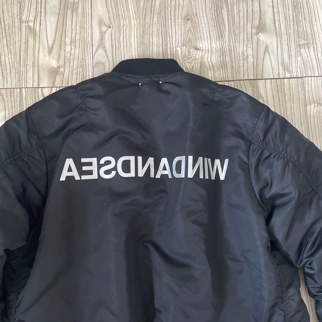 MINEDENIM X WIND AND SEA REVERSIBLE MA-1 - メルカリ