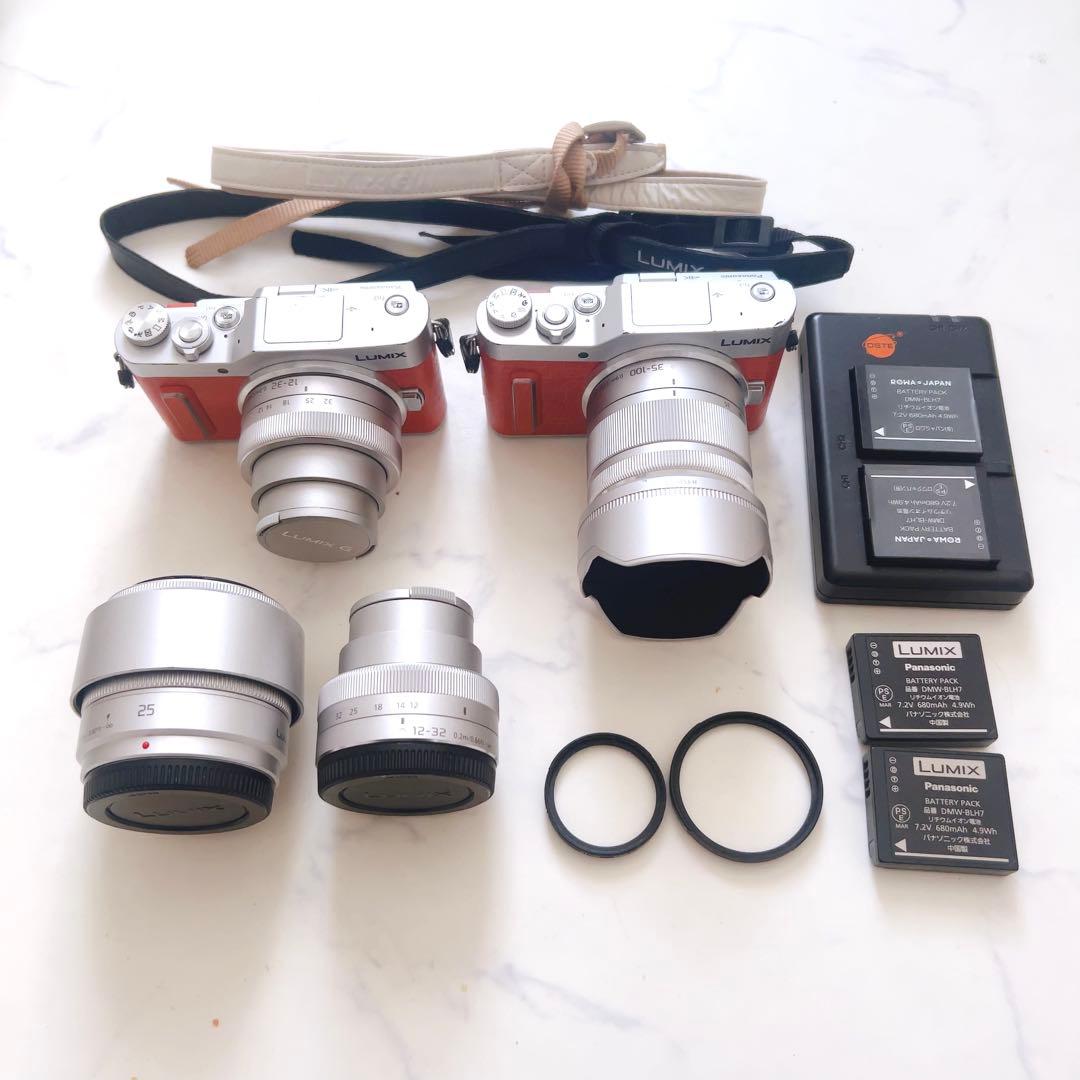 デジカメ2台セットLUMIX G DC-GF10ミラーレス一眼カメラ パナソニック【LUMIX】LUMIX ミラーレス一眼カメラ ダブルレンズキット