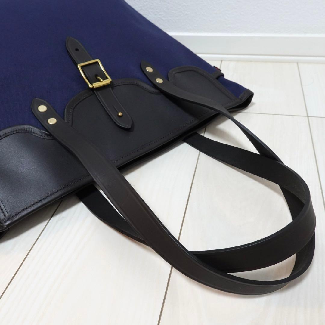 CROOTS フラップ ポケット トートバッグ BEAMS F 別注 ネイビー - メルカリ