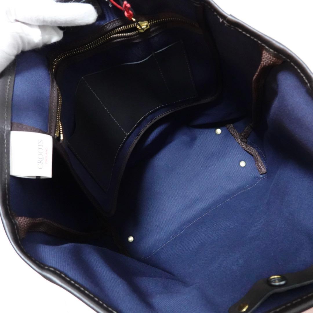 CROOTS フラップ ポケット トートバッグ BEAMS F 別注 ネイビー - メルカリ