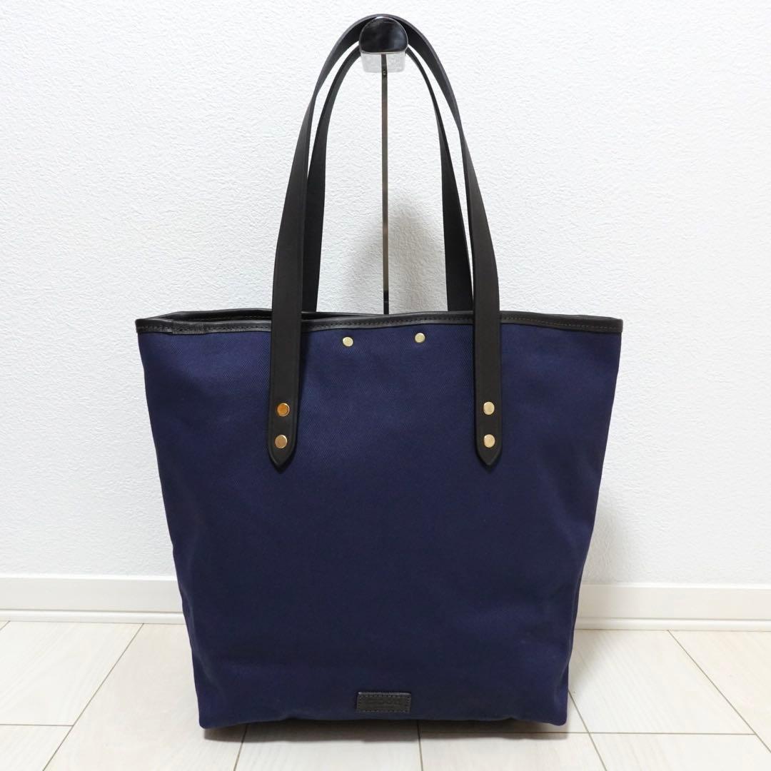 CROOTS フラップ ポケット トートバッグ BEAMS F 別注 ネイビー - メルカリ