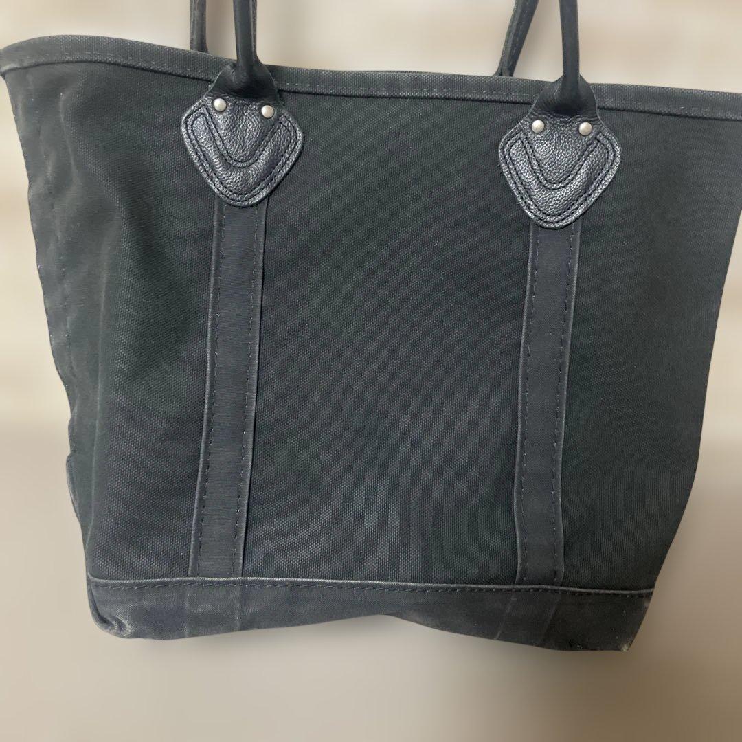 L.L.BEAN エルエルビーン レザーハンドル トートバッグ 米国製 ブラック