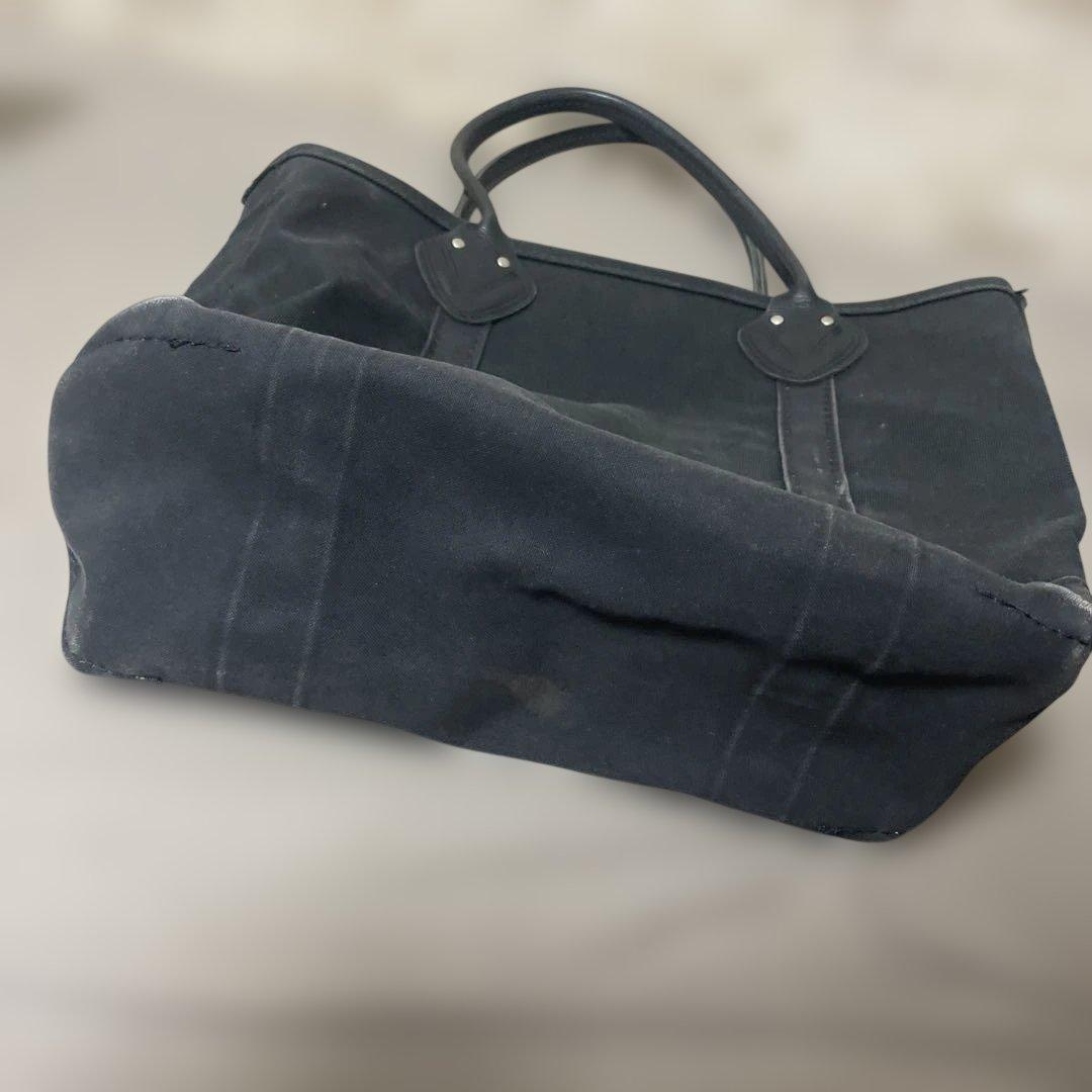 L.L.BEAN エルエルビーン レザーハンドル トートバッグ 米国製 ブラック