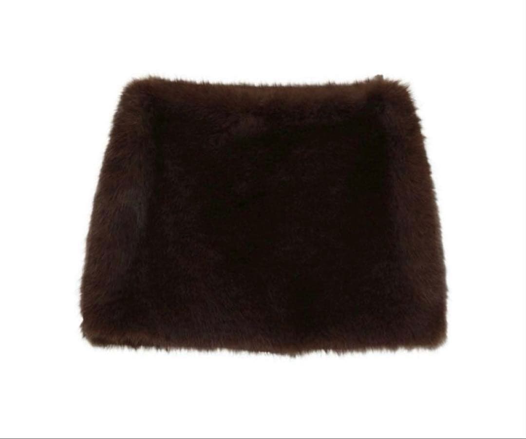 クラネ FAKE FUR LOW WAIST MINI SKIRT - メルカリ