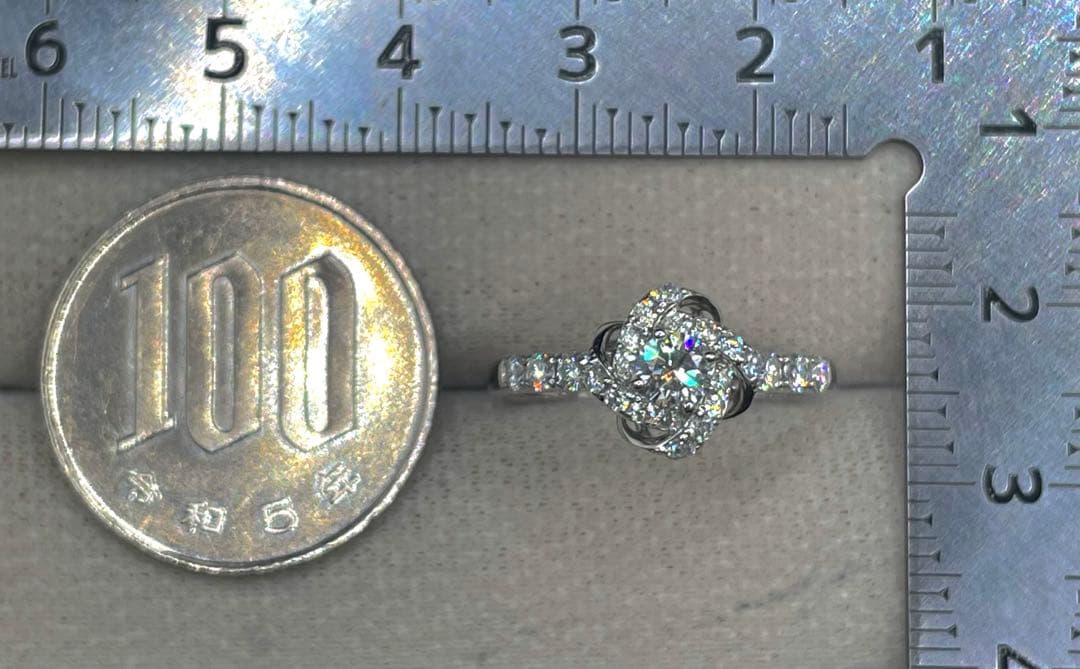 Kei様専用JA172☆高級 ダイヤモンド0.57ct pt950 鑑定書付 - メルカリ