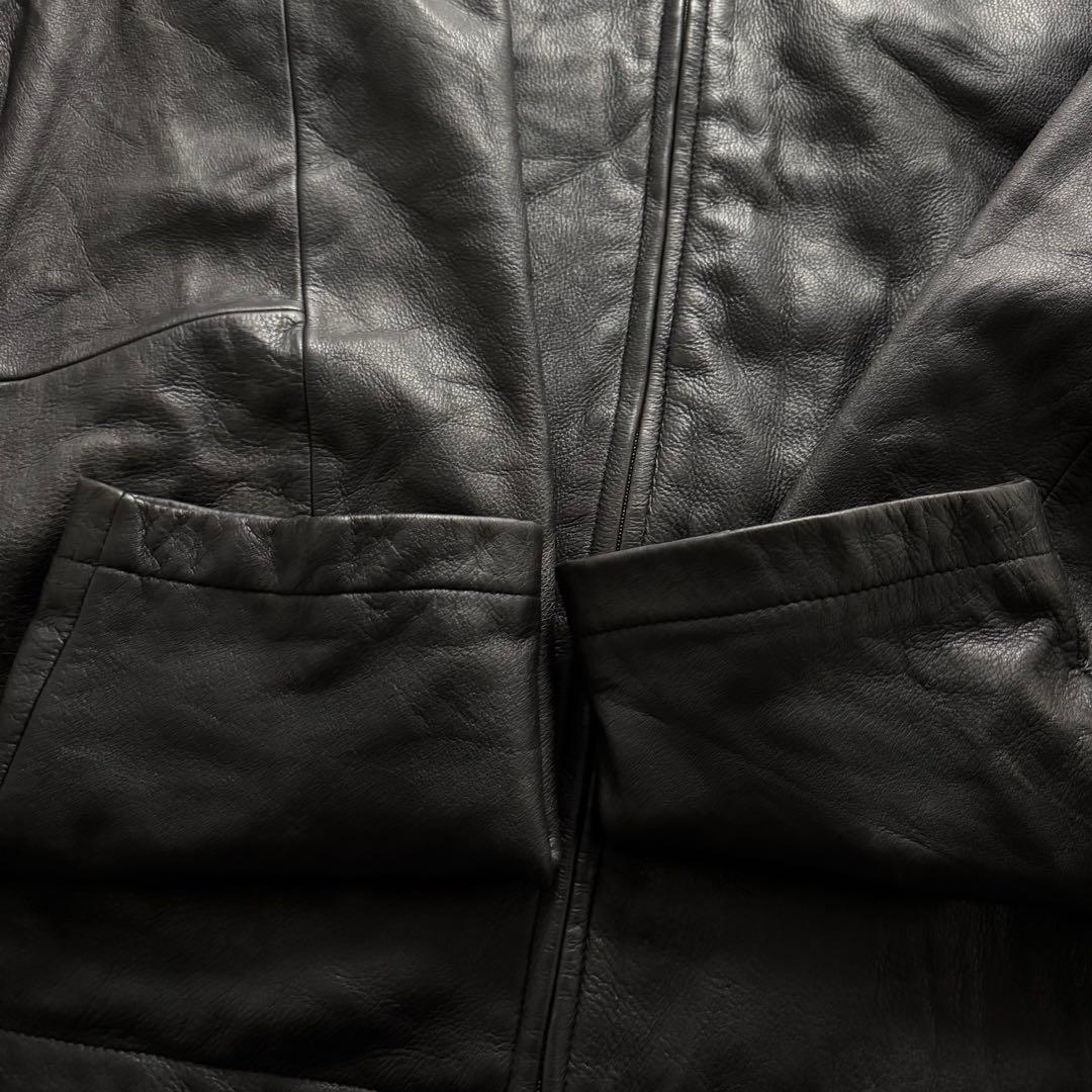 希少サイズ】エディーバウアー 3XL レザージャケット シングル