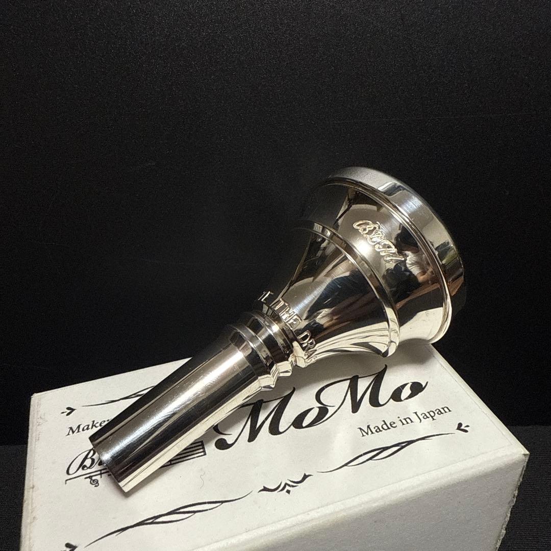 チューバ　マウスピース PETE THE DRAGON ブラスラボモモ / チューバ用マウスピース PETEシリーズ / 銀メッキ