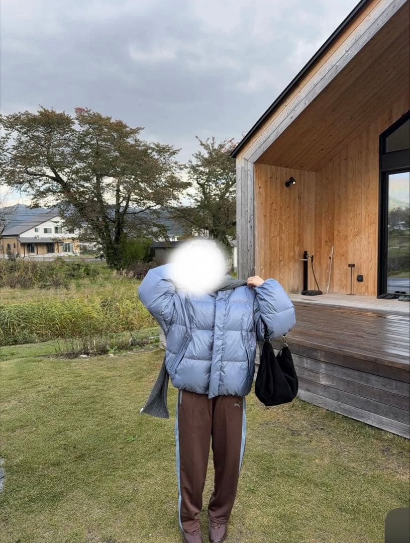 完売品【別注】＜TAION×CITEN＞バルーンダウンブルゾン ライトブルー M