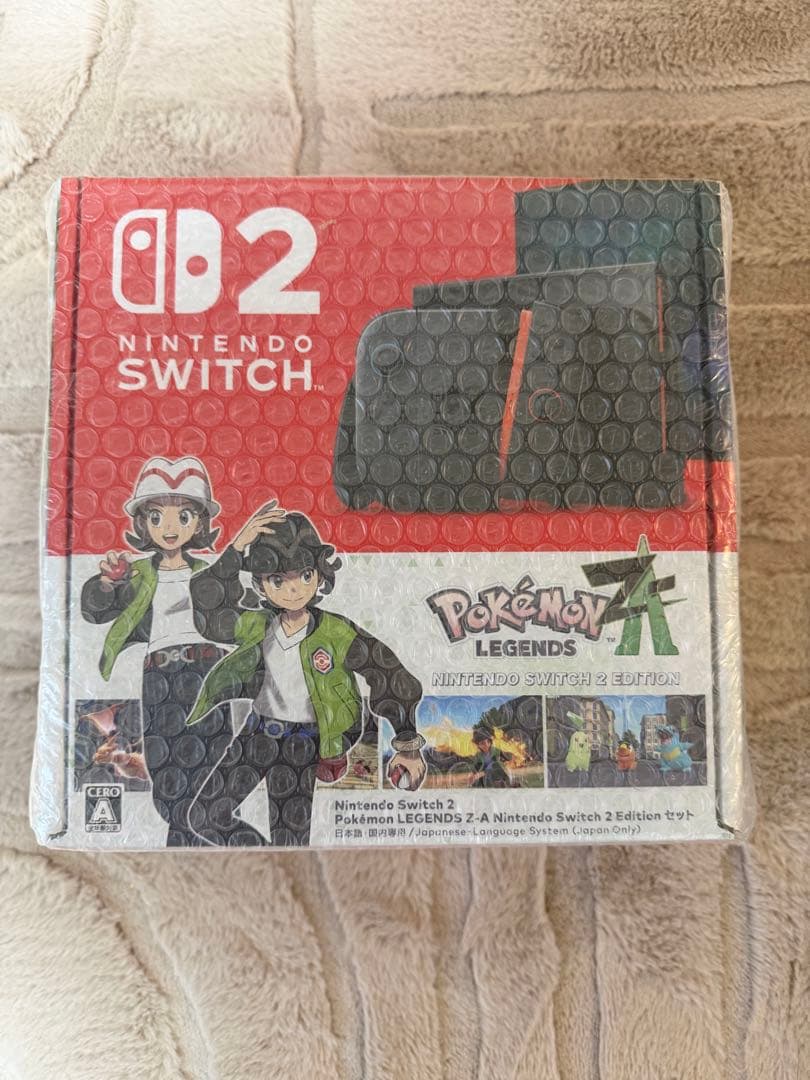 新品未開封 Nintendo Switch2 ポケモンLEGENDS ZA 同梱 Switch2『ポケモンレジェンズZ-A』同梱版発売決定。ソフトと同じ10月16