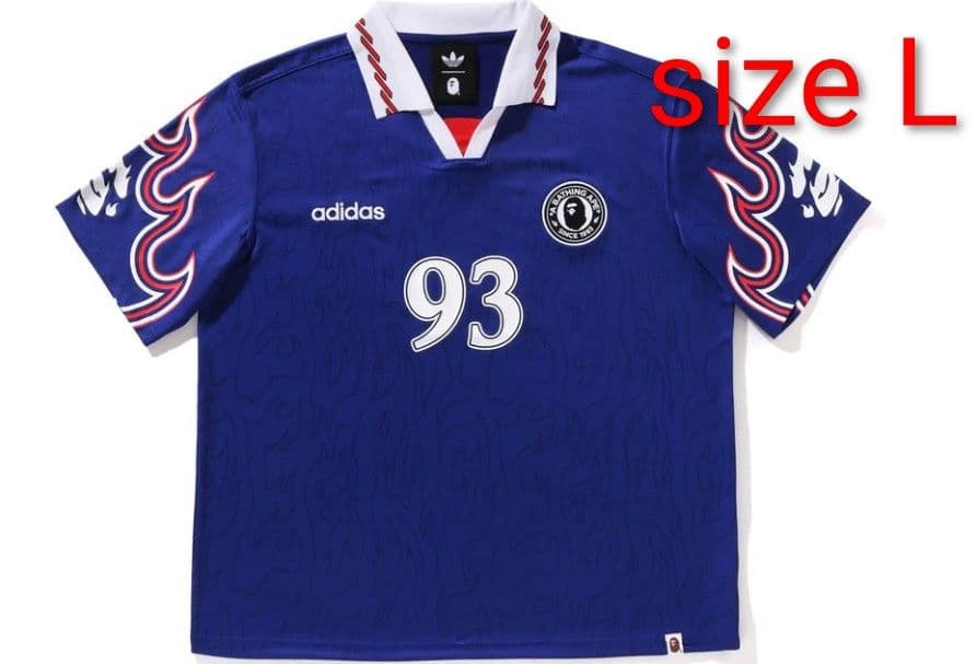 ウェア A BATHING APE x adidas Flame Jersey L adidas Originals Flame Jersey x BAPE® - KF4914 | SNS - SNEAKERSNSTUFF