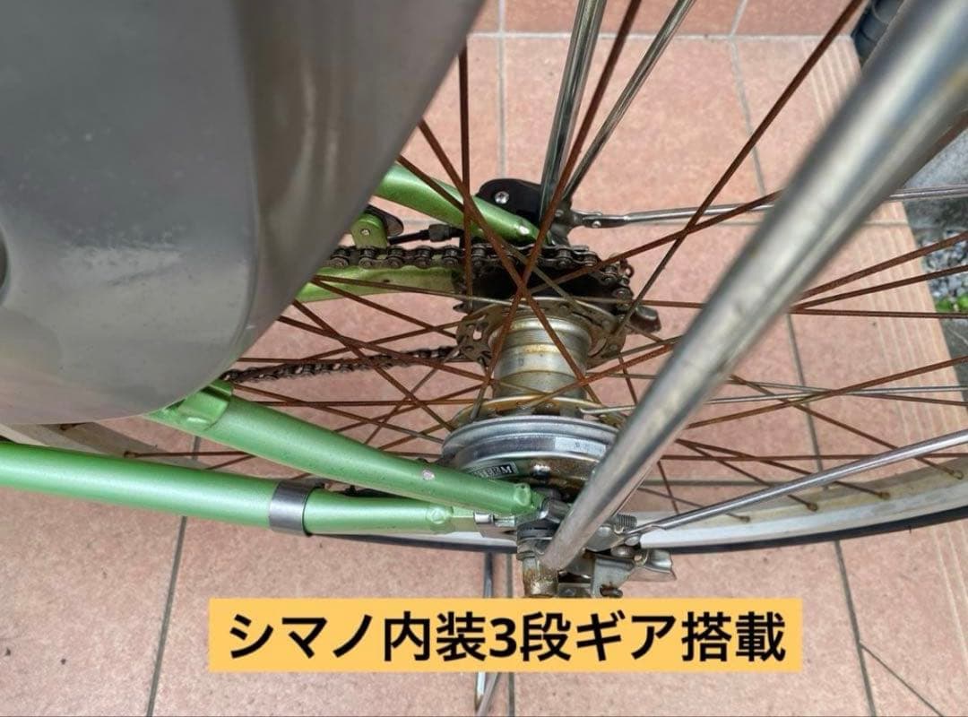 YAMAHA PasNatura 8.7Ah グリーン 充電器付属　引き取り限定