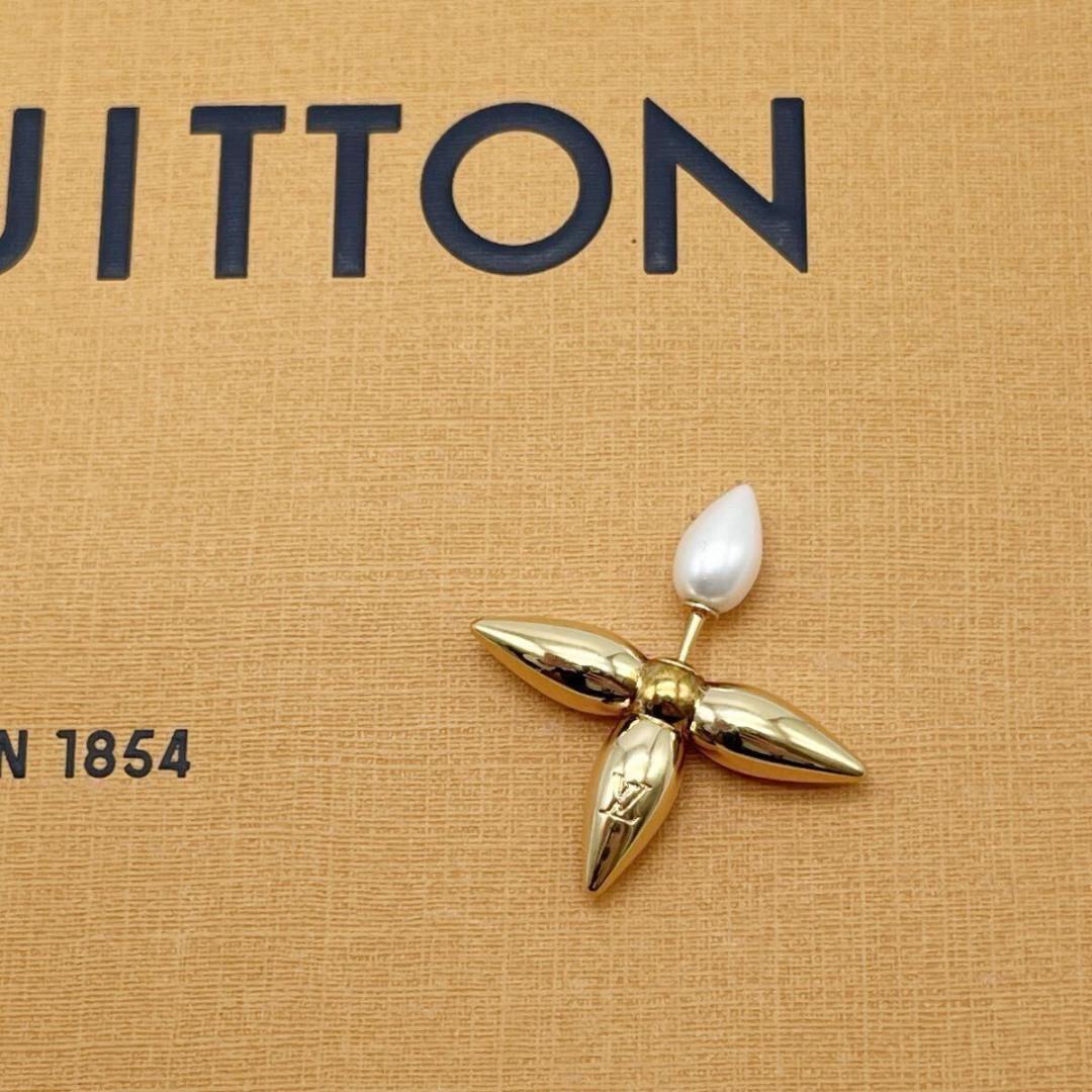 ルイヴィトン ピアス ルイゼット メタル ゴールド 片方のみ IT刻印