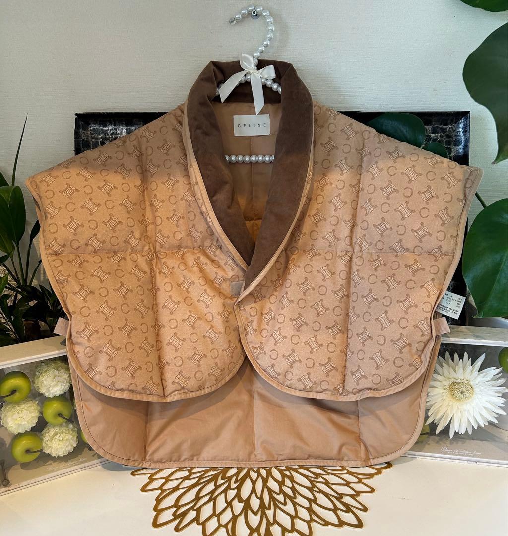 CELINE セリーヌ ダウン 羽毛 肩当て 西川産業 マカダム柄 - メルカリ