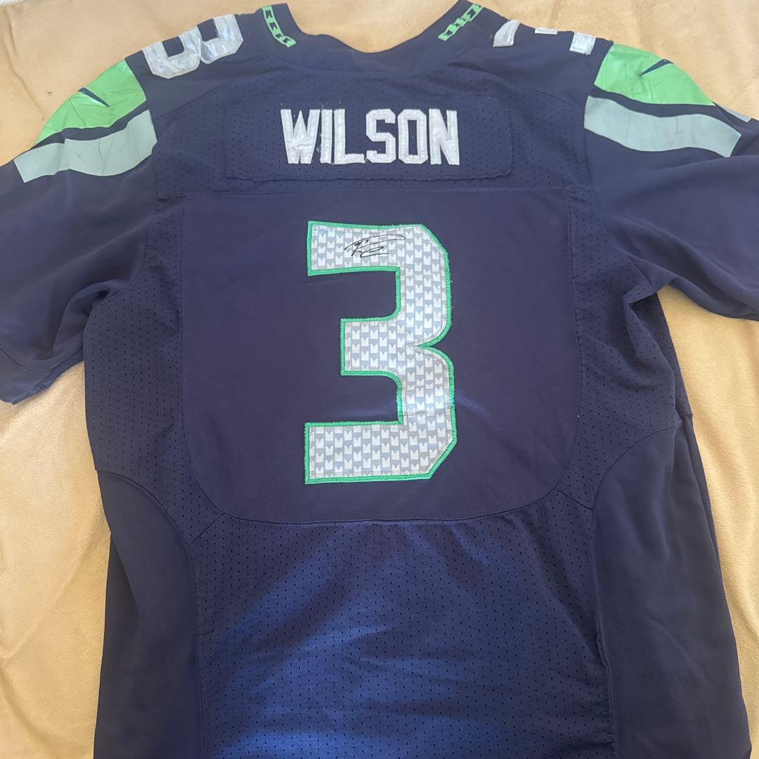 シアトル・シーホークス ラッセル・ウィルソン ユニフォーム 44 Men's Nike Russell Wilson College Navy Seattle Seahawks Vapor