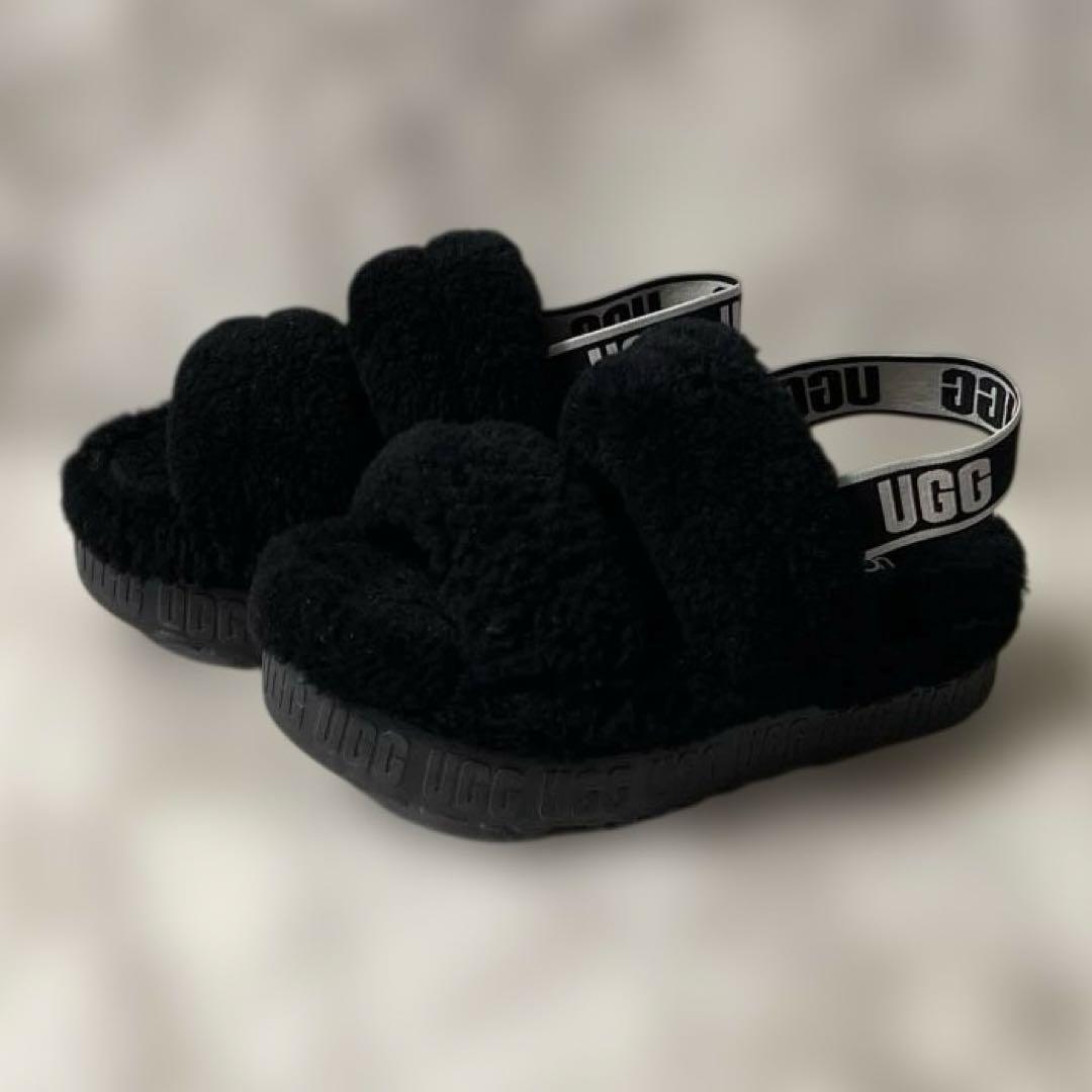 UGG アグ オー フラッフィータ OH FLUFFITA サンダル 23センチ - メルカリ