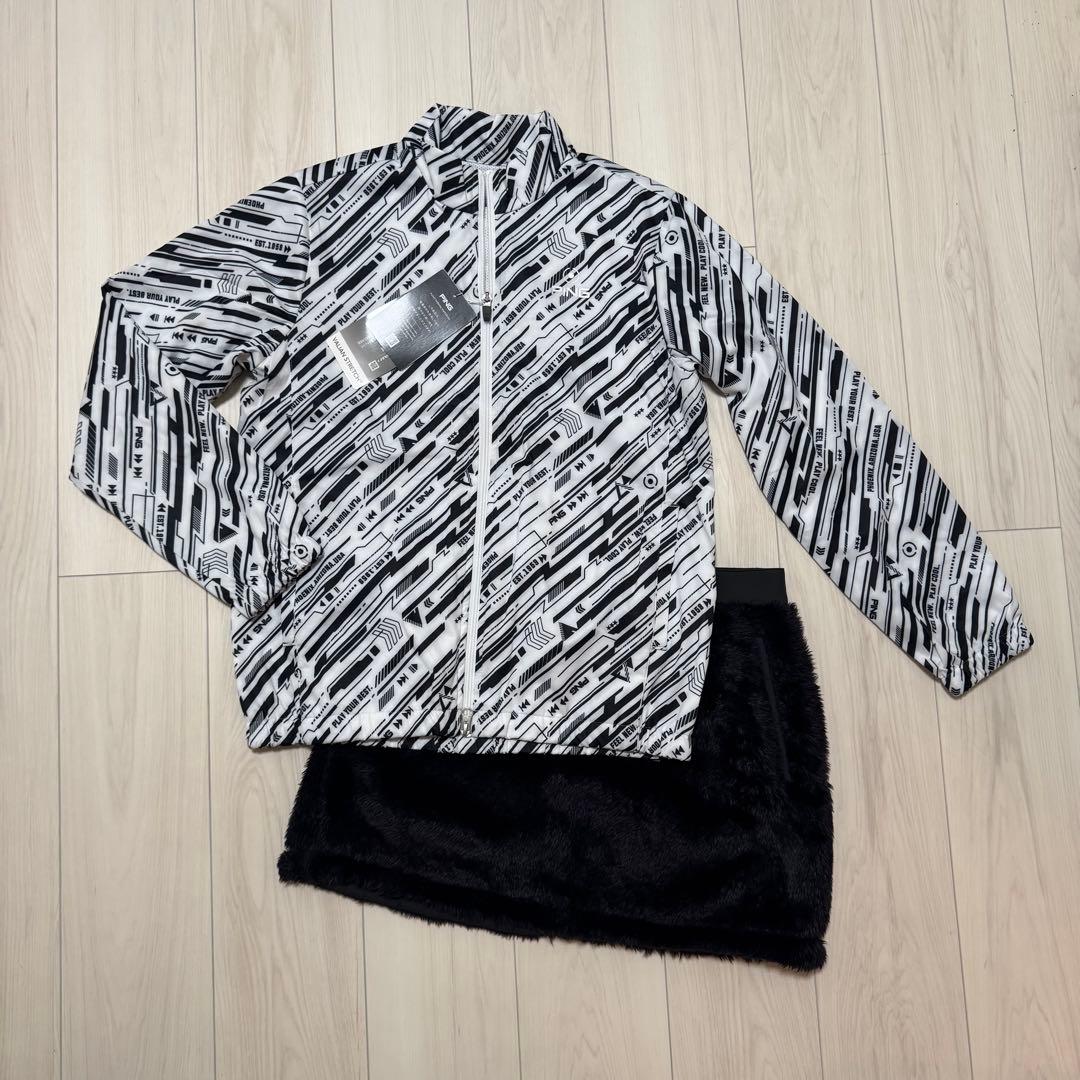 新品 PING ピン ゴルフウェア セットアップ ブルゾン ボアフリーススカート セール品】 ピン ボアフリーススカート ゴルフウェア レディース