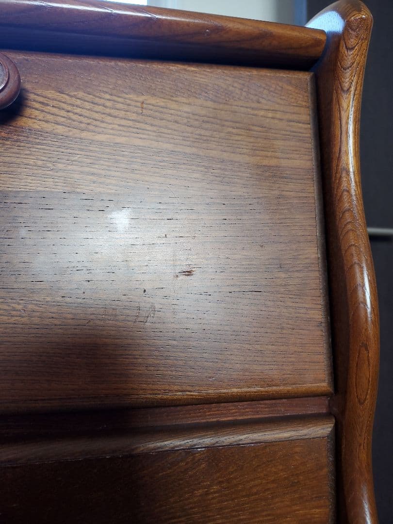 希少】カリモク コロニアル ドレッサー チェスト ミラー付き 国産家具