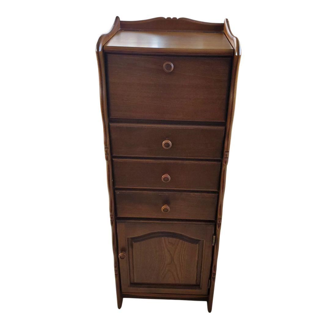 希少】カリモク コロニアル ドレッサー チェスト ミラー付き 国産家具