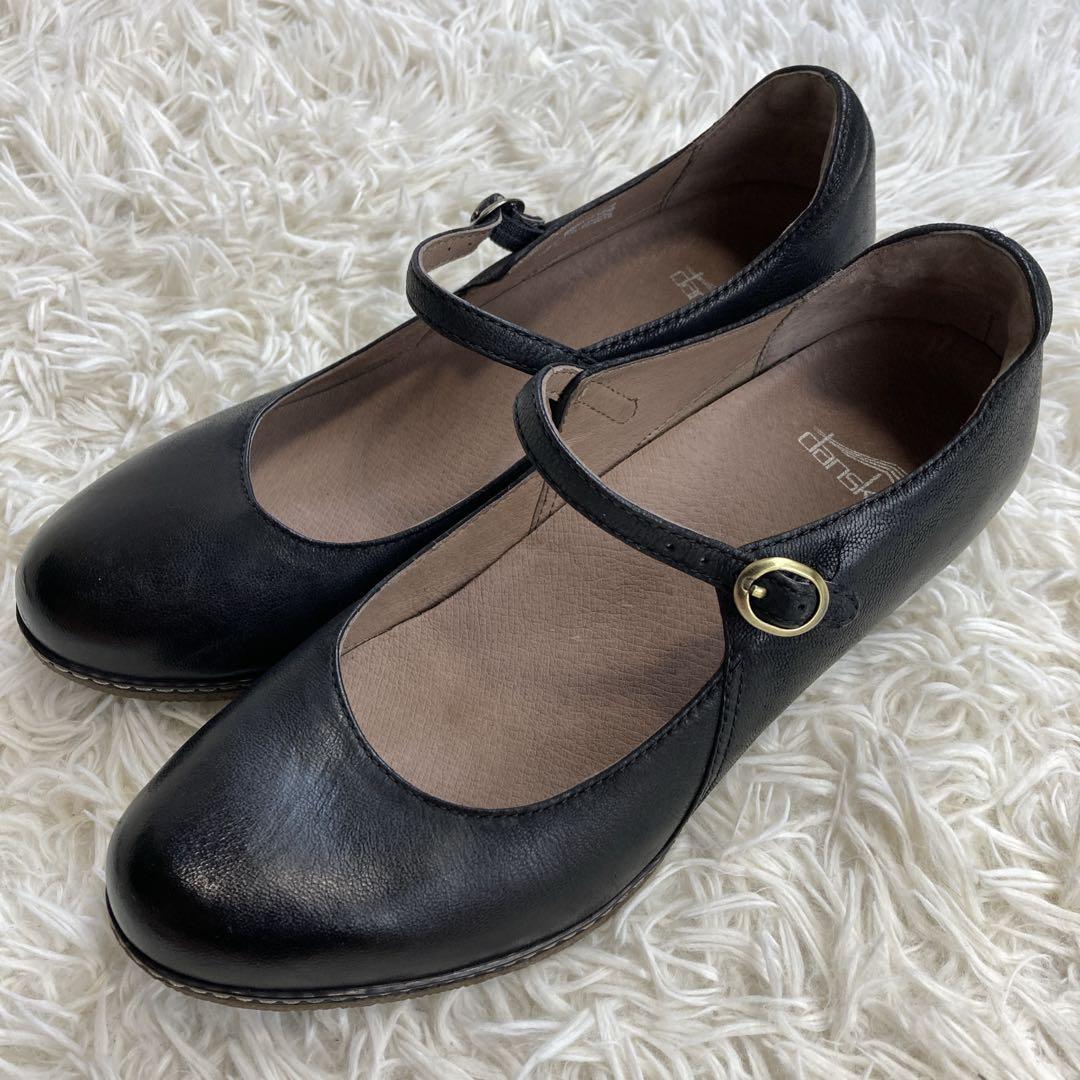 Dansko ブラック メリージェーン レザー LORALIE ロラリー
