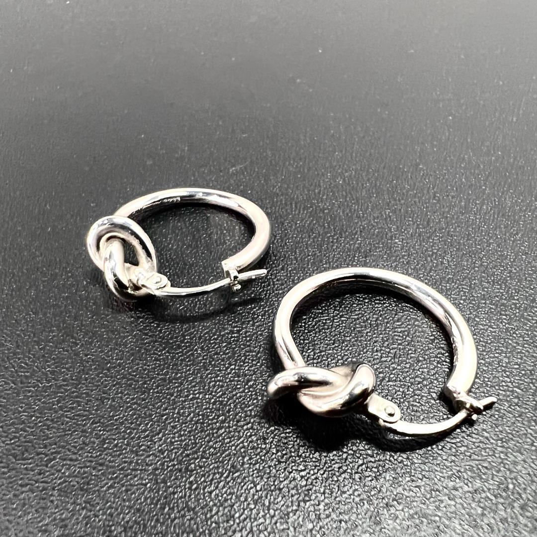 ✨正規品＆極美品‼️✨ セリーヌ ノット スモールフープ シルバー