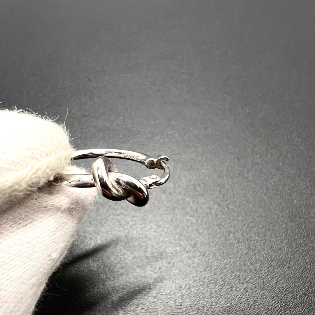 ✨正規品＆極美品‼️✨ セリーヌ ノット スモールフープ シルバー