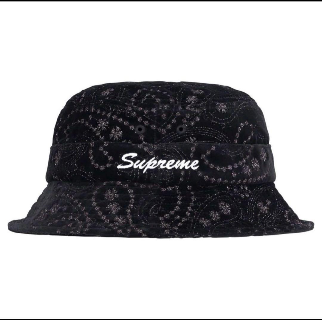 帽子 FW23 Supreme Velvet Paisley Boonie M/L Supreme Velvet Paisley Boonie M/L FW23 | eBay