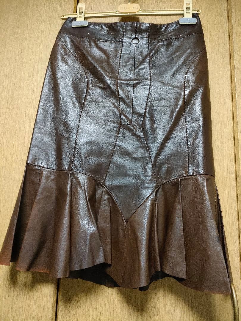 YSLイブサンローランヴィンテージレザースカート Saint Laurent(サンローラン) スカート(レディース) - ブランド通販のBUYMA