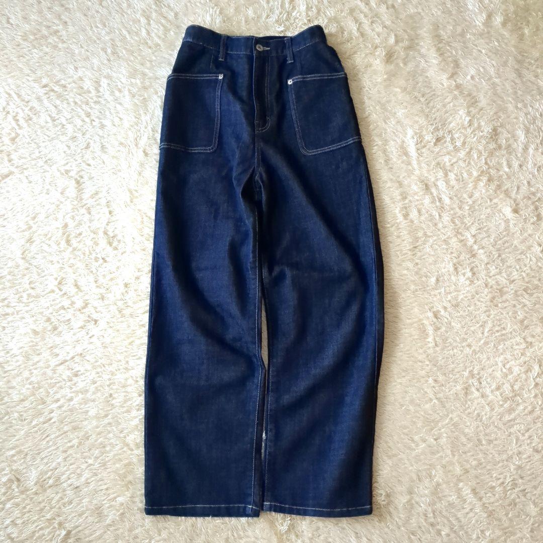 BEARDSLEY」 デニムパンツ インディゴブルー BEARDSLEY（ビアズリー