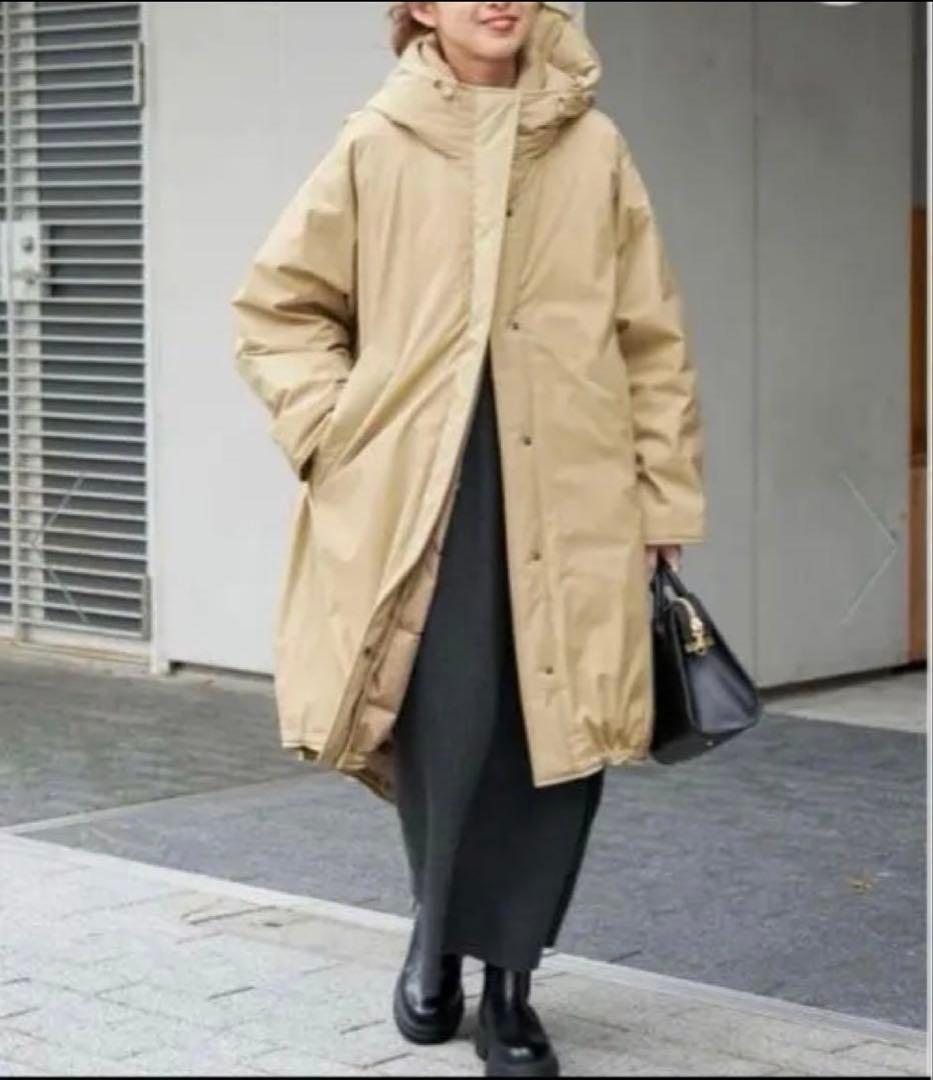 未使用級✨ spick and span 撥水フーデッドダウンコート 38 M Spick & Span（スピックアンドスパン）の「撥水フーデッドダウンコート