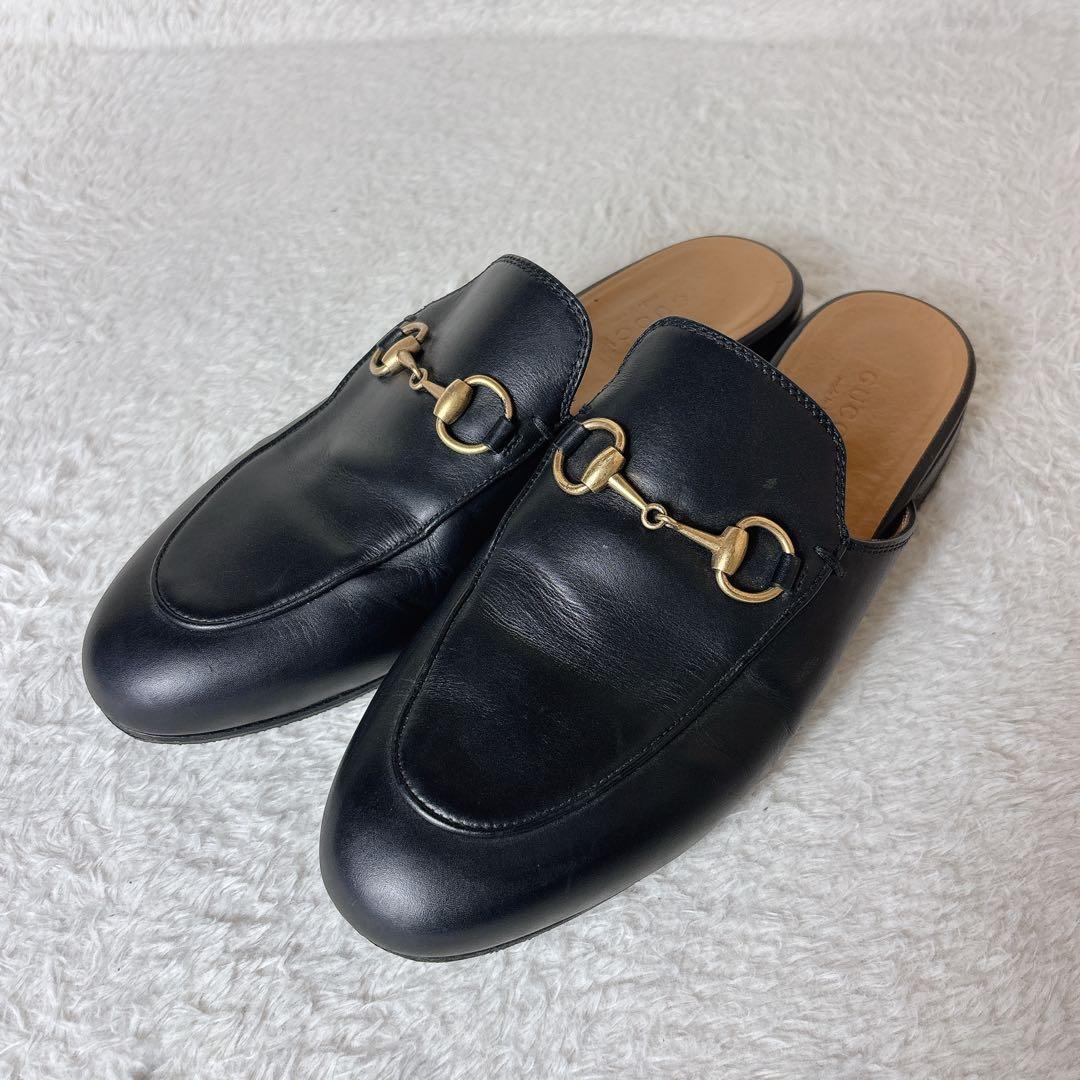 GUCCI グッチ ホースビット ローファー スリッポン プリンスタウン レザー GUCCI（グッチ） プリンスタウン リ エディション レザー スリッパ