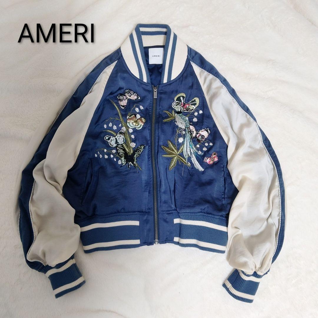 AMERI×STUDIOUS lillybell souvenir jacket japanese-souvenir-bomber-