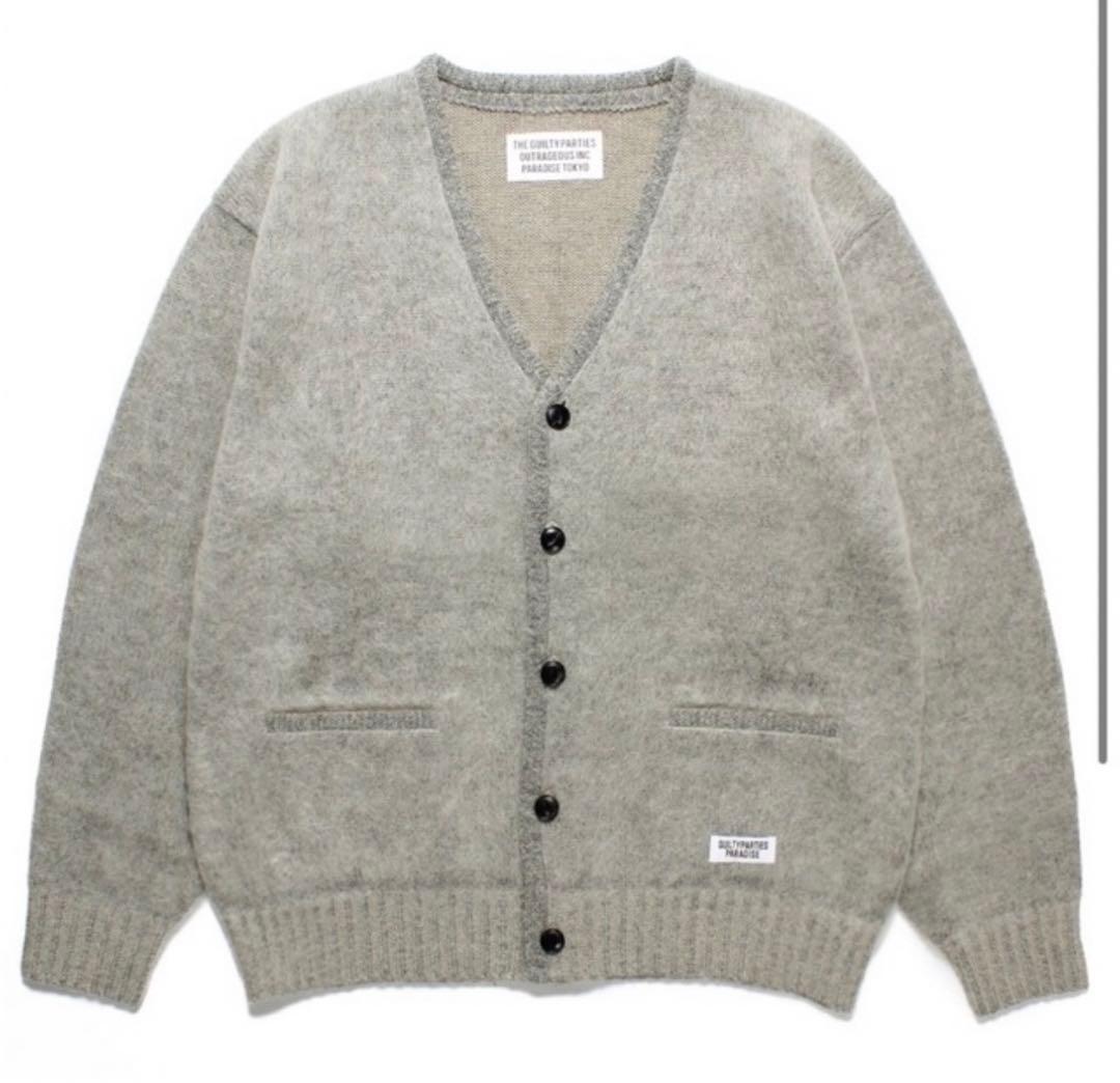 23ss WACKO MARIA 限定モヘアカーディガン 野村訓市 GRAY - メルカリ