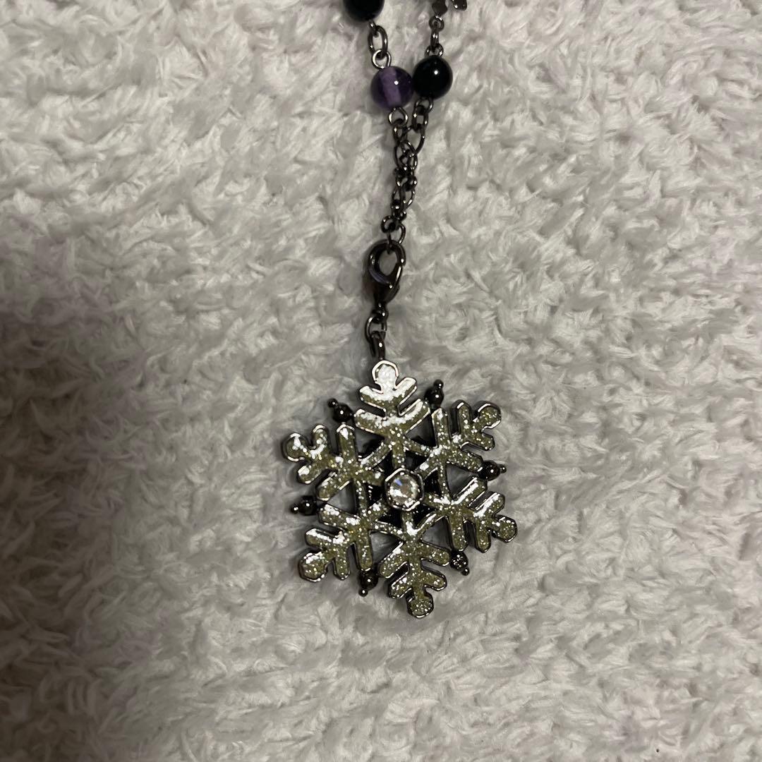 アナスイ 雪の結晶デザイン ネックレス - メルカリ