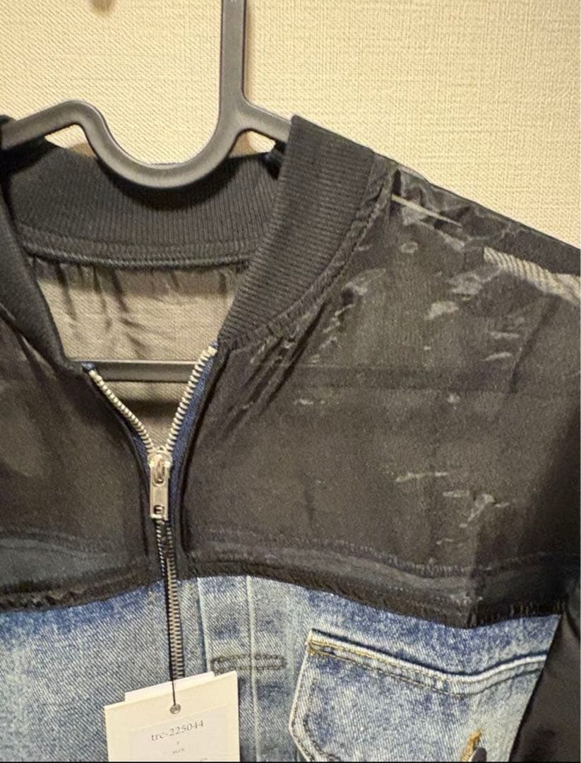 デニムコンビネーションブルゾン ケミカルブルー/esica エシカ 同型