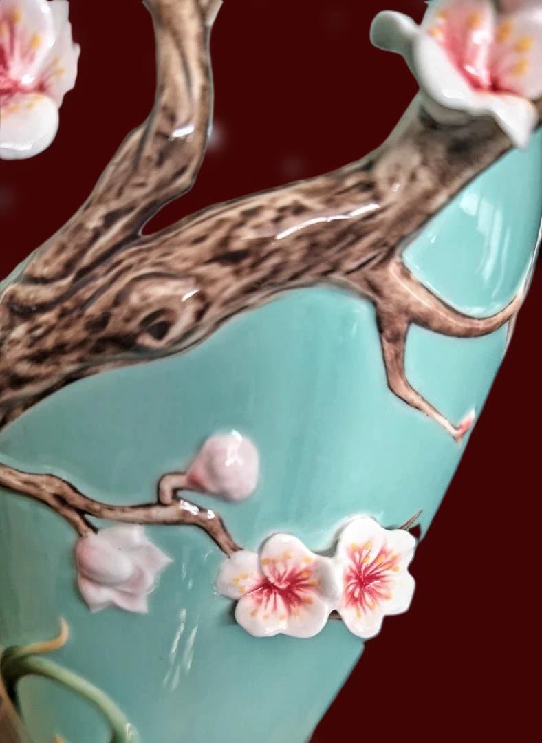 FRANZ フランツ コレクション 花瓶 梅とめじろ - メルカリ