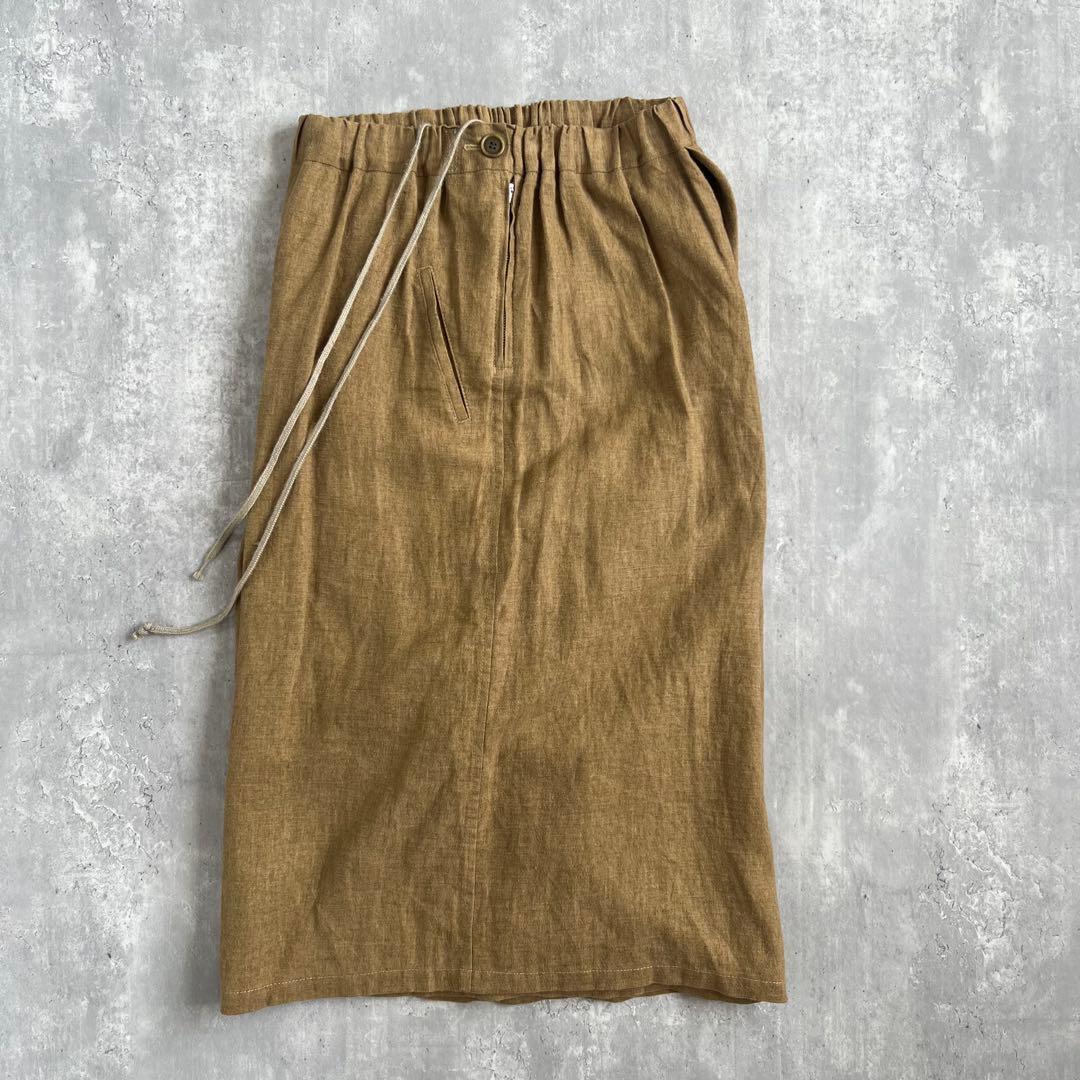 Y´s ワイズ ヨウジヤマモト リネン100% スカートパンツ ナチュラル S