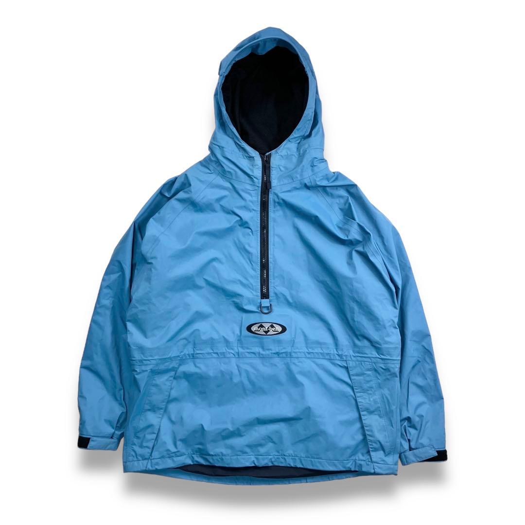 90s montbell モンベル ゴアテックスアノラックパーカー オーバルロゴ