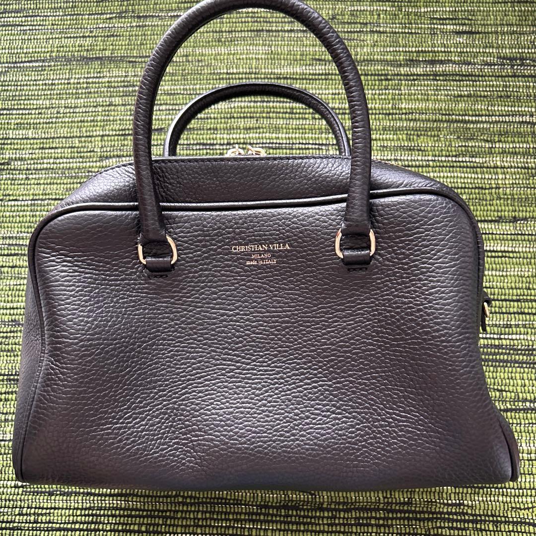 クリスチャン ヴィラ　ボストンバッグ　美品です CHRISTIAN VILLA（クリスチャンヴィラ） ボストンバッグ