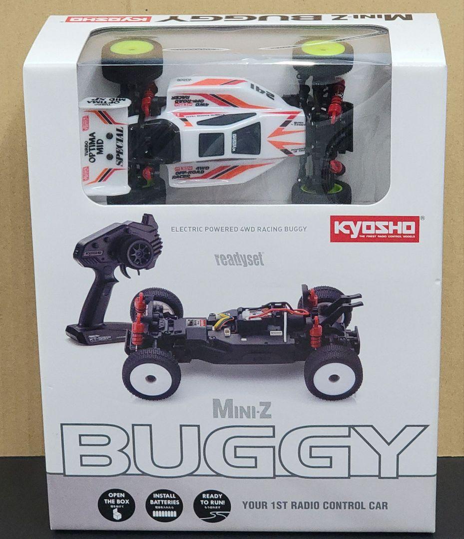 ミニッツバギー　ターボオプティマミッドスペシャル　ホワイト　新品未開封 京商 ミニッツバギー レディセット ターボオプティマミッドスペシャル