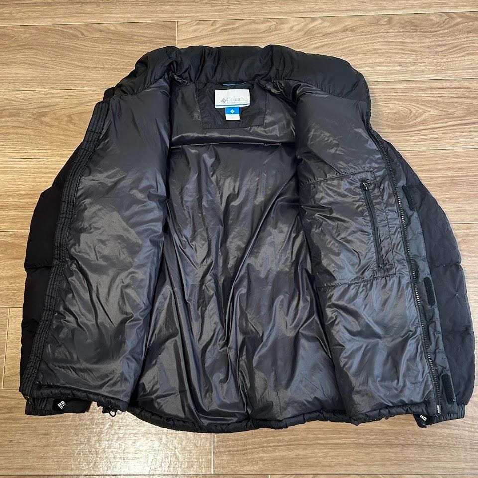 コロンビア ダウンジャケット メンズ L ブラック 黒 オムニシールド