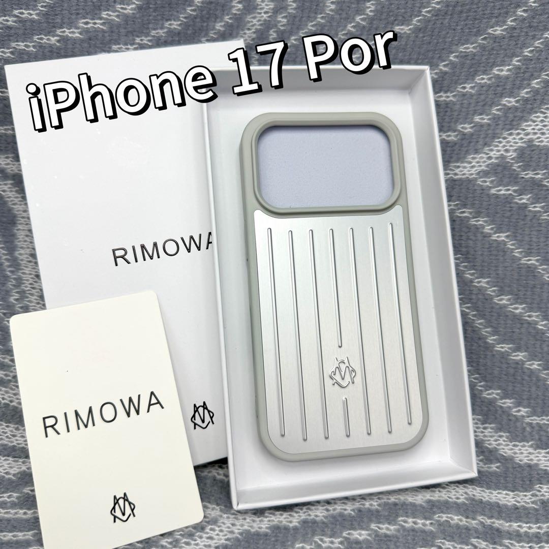 新品/未使用 RIMOWA リモワ iPhone17pro ケースシルバー Aluminum iPhone 17 Pro Max Case | Silver | RIMOWA